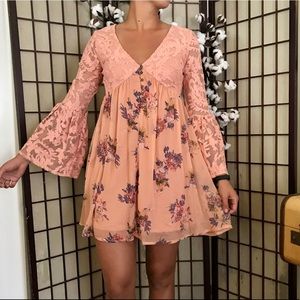 Floral Pink Dress